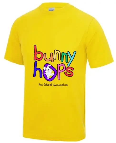 Bunny Hops Coaches T-Shirt - Sun Yellow