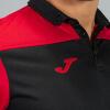 Joma Hobby II Polo Shirt - Black / Red