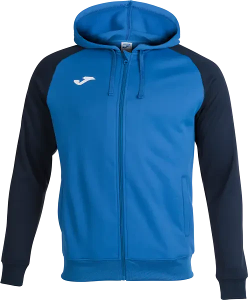 Joma Academy IV Zip-Up Hoodie Sweatshirt - Royal / Dark Navy