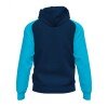 Joma Academy IV Zip-Up Hoodie Sweatshirt - Dark Navy / Turquoise Fluor