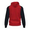 Joma Academy IV Zip-Up Hoodie Sweatshirt - Red / Black
