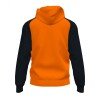 Joma Academy IV Zip-Up Hoodie Sweatshirt - Orange / Black