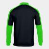 Joma Eco Championship 1/4 Zip Sweatshirt - Black / Fluor Green