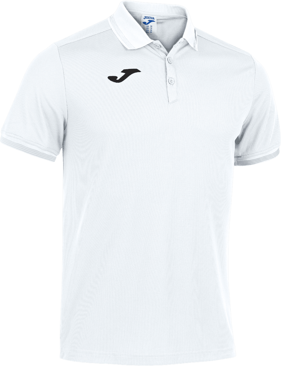 Joma Campus III Polo Shirt - White - Total Gymnastics Direct