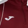 Joma Championship VII 1/4 Zip Sweatshirt - Burgundy / White