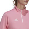 Adidas Entrada 22 Women's Training 1/4 Zip Top - Semi Pink Glow