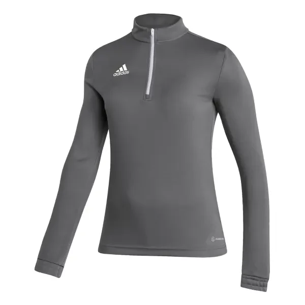 Adidas Entrada 22 Women's Training 1/4 Zip Top - Team Grey Four