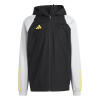 Adidas Tiro 23 Competition All Weather Jacket - Black / Team Light Grey / Impact Yellow