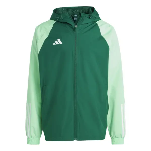 Adidas Tiro 23 Competition All Weather Jacket - Team Dark Green / Beam Green