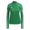 Adidas Tiro 23 League Women's Training 1/4 Zip Top - Team Green