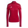 Adidas Tiro 23 League Women's Training 1/4 Zip Top - Team Power Red 2