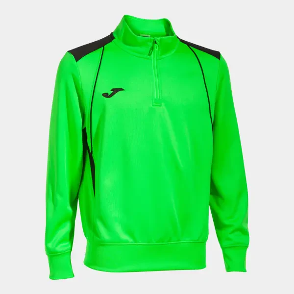 Joma Championship VII 1/4 Zip Sweatshirt - Fluor Green / Black