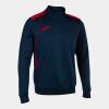 Joma Championship VII 1/4 Zip Sweatshirt - Navy / Red