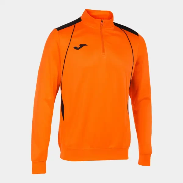 Joma Championship VII 1/4 Zip Sweatshirt - Orange / Black