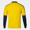 Joma Eco Championship 1/4 Zip Sweatshirt - Yellow / Navy