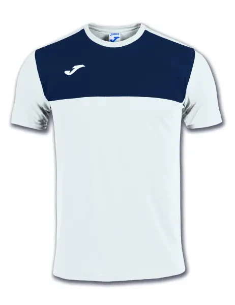 Joma Winner T Shirt - White / Dark Navy