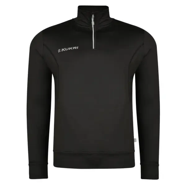 Kukri 1/4 Zip Track Top - Black