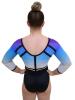 Milano Antheia 3/4 Sleeve Leotard - Blue / Purple