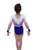 Milano Infuse L/S Leotard - Red / Blue