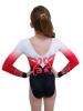 Milano Papillon Amaryllis L/S Leotard - Red / Black