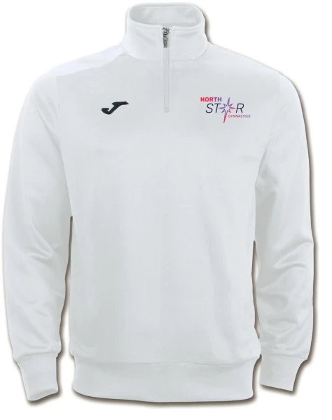 North Star Gymnastics 1/4 Zip Top - White