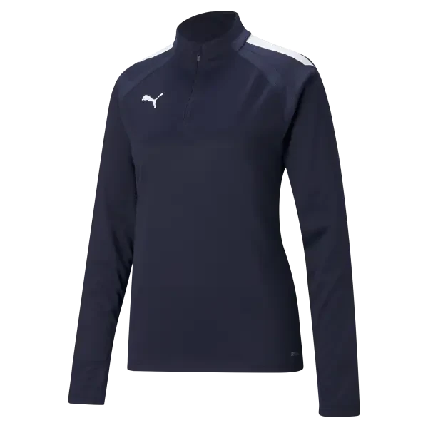 Puma teamLIGA Women's 1/4 Zip Training Top - Peacoat