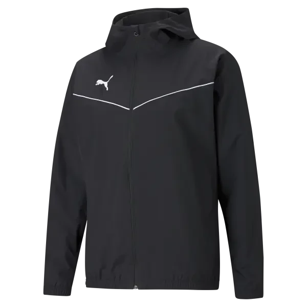 Puma teamRISE Rain Jacket - Puma Black / White