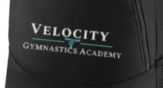 Velocity Gymnastics Academy - Printed Badge/ Bag (Included)