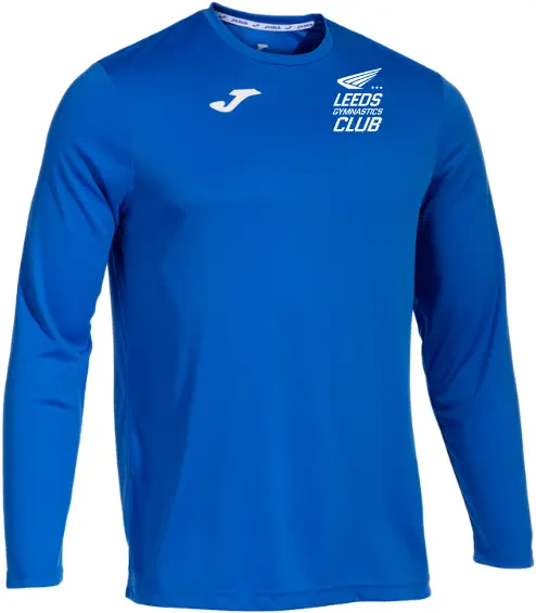 Leeds Gymnastics Club Long Sleeve T-Shirt- Royal