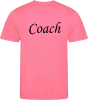 Bunny Hops Coaches T-Shirt - Electric Pink