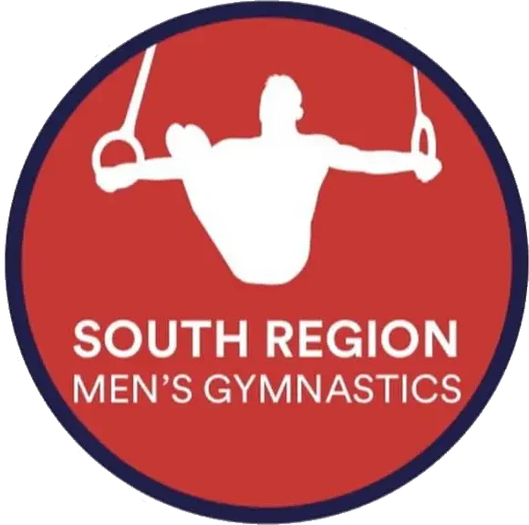 South Region Mens Gymnastics Printed Badge/ Front (Included)